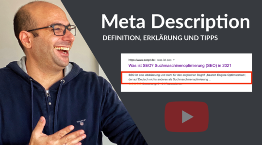 Wie wichtig ist die Meta Description?