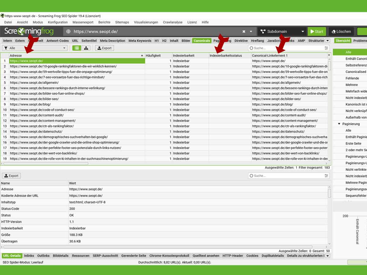 ScreamingFrog SEO Tool