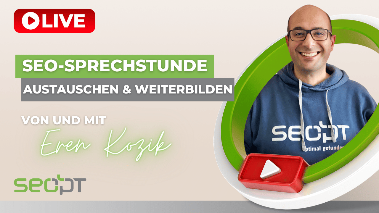 SEO Sprechstunde auf YouTube